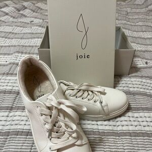 Joie White Sneakers Minimalist Leather Design